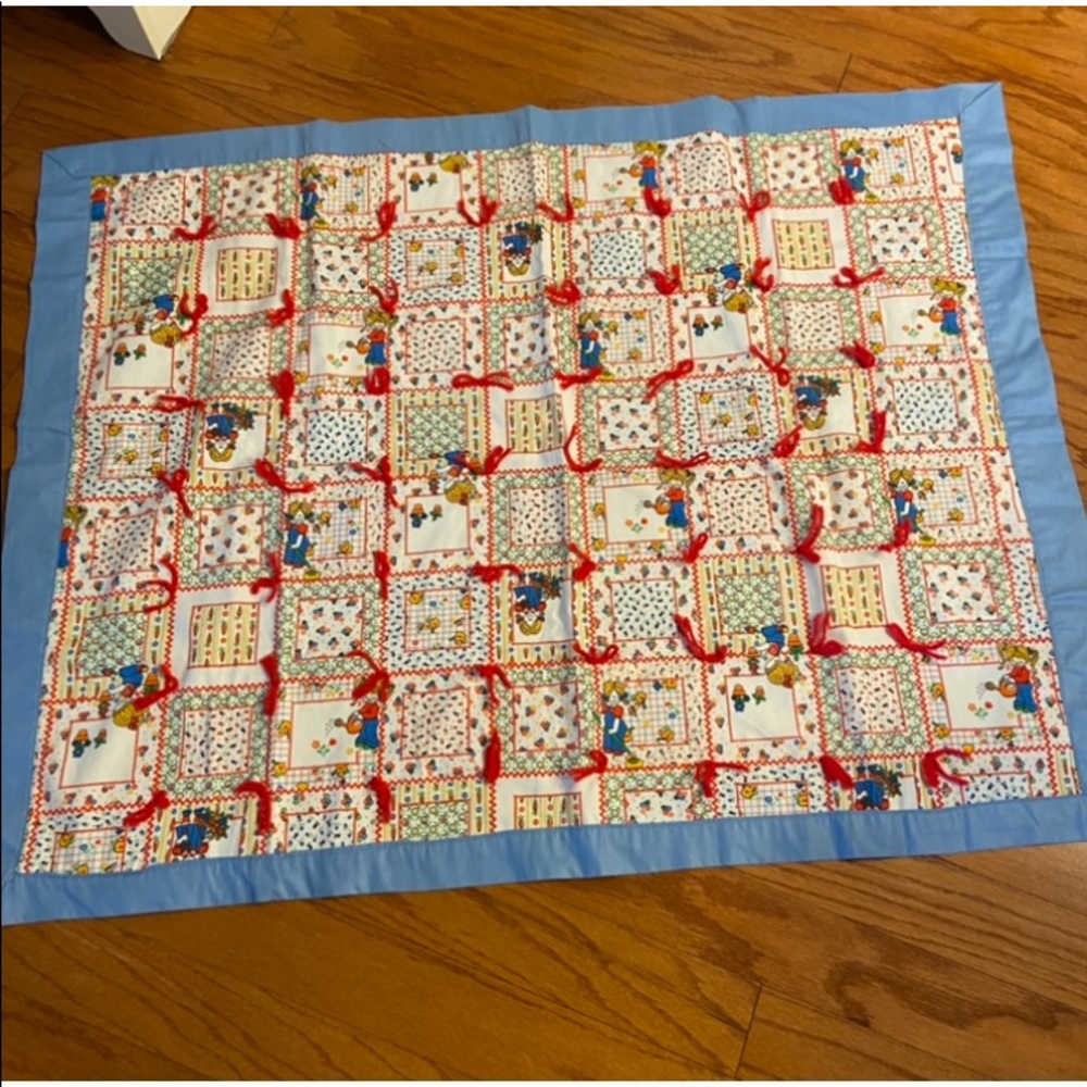 ✔️ NWOT Handmade Baby Quilt  42 1/2” X 33 1/2” so cute